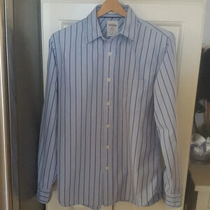 Fossil Striped Casual Button Down Shirt